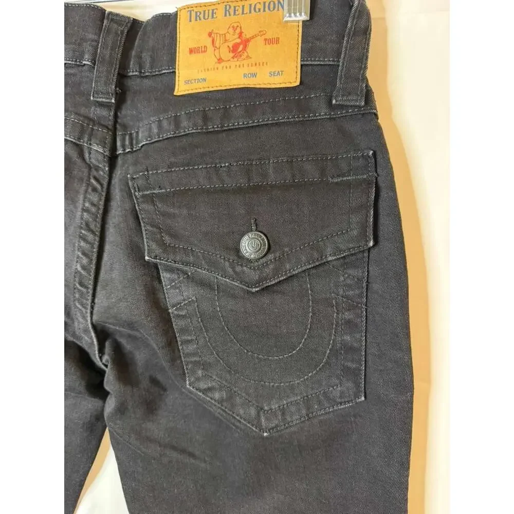 True Religion Ricky Relaxed straight jean in black men's sz. 29